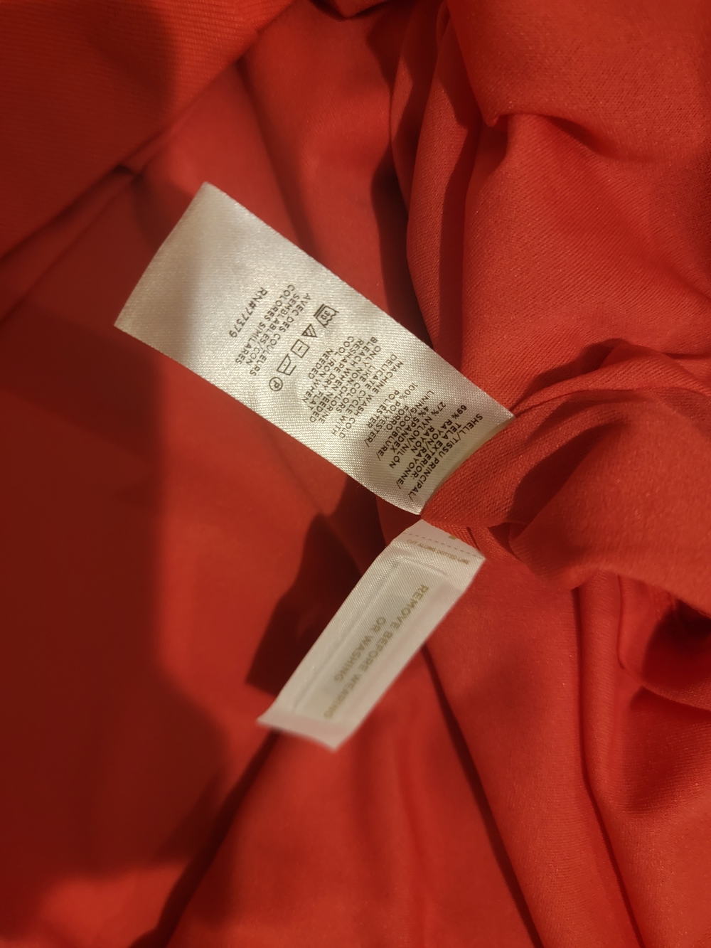 Ann Taylor Bright Orange Short-Sleeve Midi Dress - Picture 4 of 4